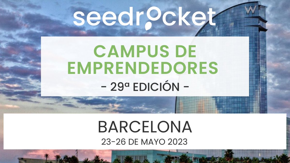 📢 #STARTUPS, estamos encantados de anunciar que... ¡Abrimos la convocatoria del 29ª Campus de Emprendedores!
Tendrá lugar del 23 al 26 de mayo en el espacio de @talentgardenes de #Barcelona.
¡Inscribe YA tu proyecto! +Info e inscripciones 👇
seedrocket.com/29-campus-de-e…