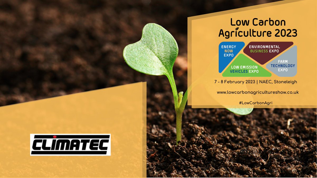 lowcarbonagri's tweet photo. 📢 EXHIBITOR ALERT 📢

Welcome @Climatecsystems to the list of #LowCarbonAgri Exhibitors

You'll find them on stand 104

#LowCarbonExhibitor #EnvironmentalBusinessExpo https://t.co/tYpZlcBwIv
