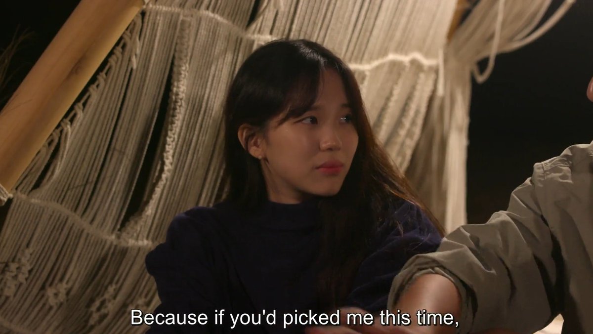 gotsevencoded's tweet image. this is exactly how I felt when ppl were criticising so-e for choosing hanbin over sejun. if she picked sejun it wouldve been as an obligation rather than her actually liking him. im glad sejun caught on to it too, these 2 are so compatible!

#SinglesInferno2 #SinglesInferno2Ep9