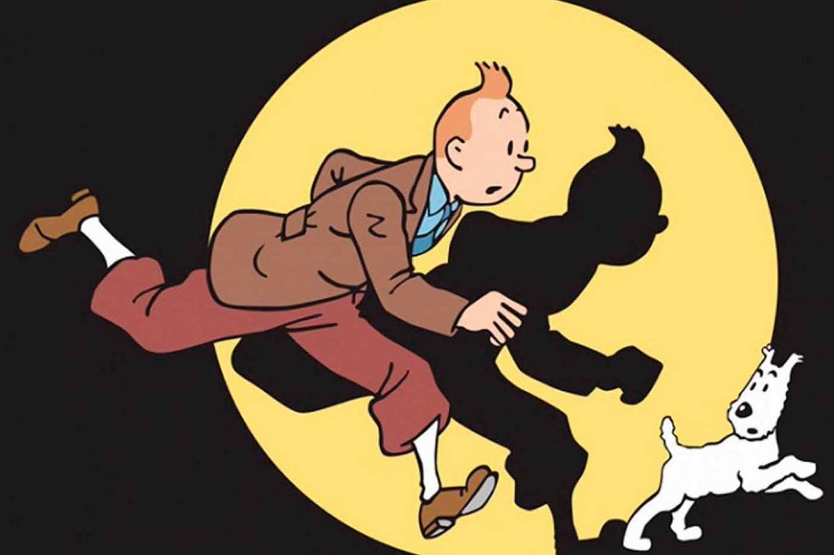 BakerStJournal's tweet photo. Happy birthday #Tintin. The great reporter (and often detective) is 94 today. He must know Sherlock Holmes's secret. https://t.co/FaSoWeZifd