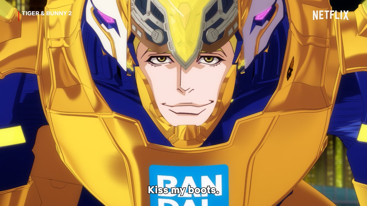 NetflixAnime's tweet photo. Golden Ryan being ✨Golden✨ https://t.co/7GZ6PbXsqW