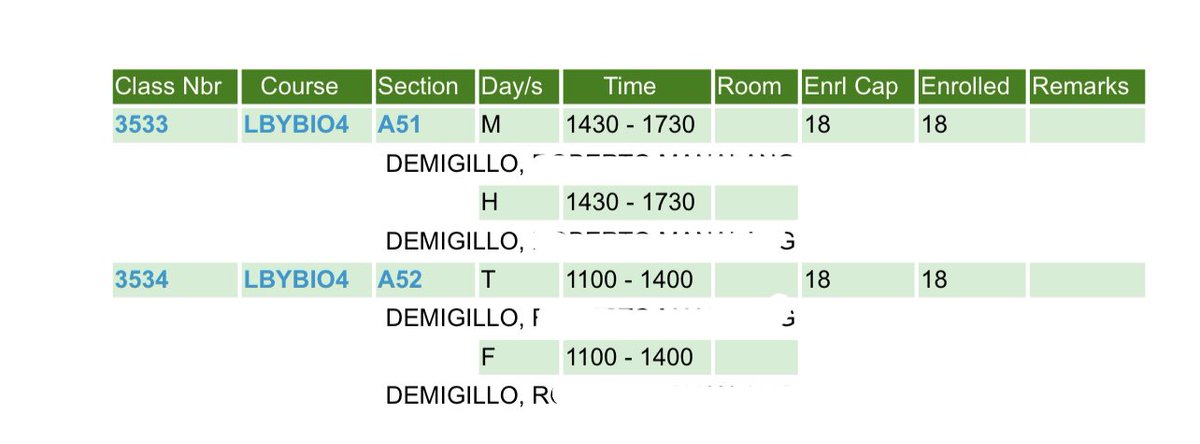 kmgmkl's tweet photo. makiswap na kayo pls :( 

have: LBYBIO4 TF 11am-2pm 
want need: LBYBIO4 MH 2:30-5:30pm 

same prof diff sched langg https://t.co/fbF8LdVHFT