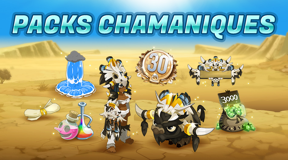 Les Packs Chamaniques sont de retour 🔥

▶ link.ankama.com/packschamaniqu…

🔁 RT + Follow pour tenter de gagner le Pack Voyage Chamanique !