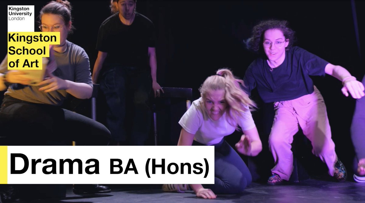 KUDrama's tweet photo. What's it like to study Drama at Kingston University? Watch a new video about the course over on Insta! https://t.co/jpkj5rGhYo https://t.co/0R3gMUhcEX