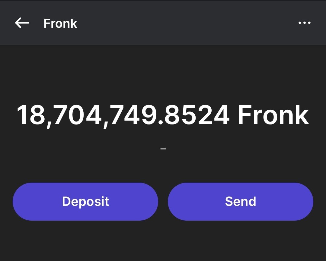 Macio8881's tweet photo. First ever $FRONK giveaway with @hey_wallet 🐸

@hey_wallet send 1000000 $FRONK to the first 1000 RT and follows 🐸
#FRONK #AIRDROP https://t.co/lnYBKVIeM0