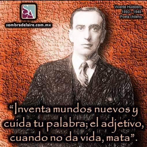 SombradelAire's tweet photo. #EfeméridesLiterarias
El 10 de enero de 1893 nace #VicenteHuidobro, autor de #Altazor
#Literatura #Poesía #FomentoALaLectura
https://t.co/3vJlkcaahI https://t.co/YARhTVfvKX