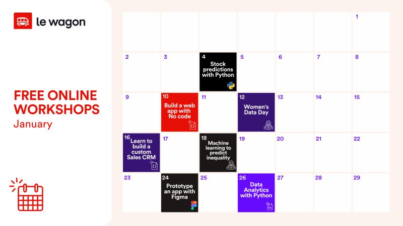 LeWagonMontreal's tweet image. Start your journey into tech through free #codingworkshops ⭐
If learning #techskills is one of your new year resolutions, we've got you covered! You can still join our online workshops this January.
Check out all our upcoming workshops 👇
hubs.li/Q01x9TFQ0