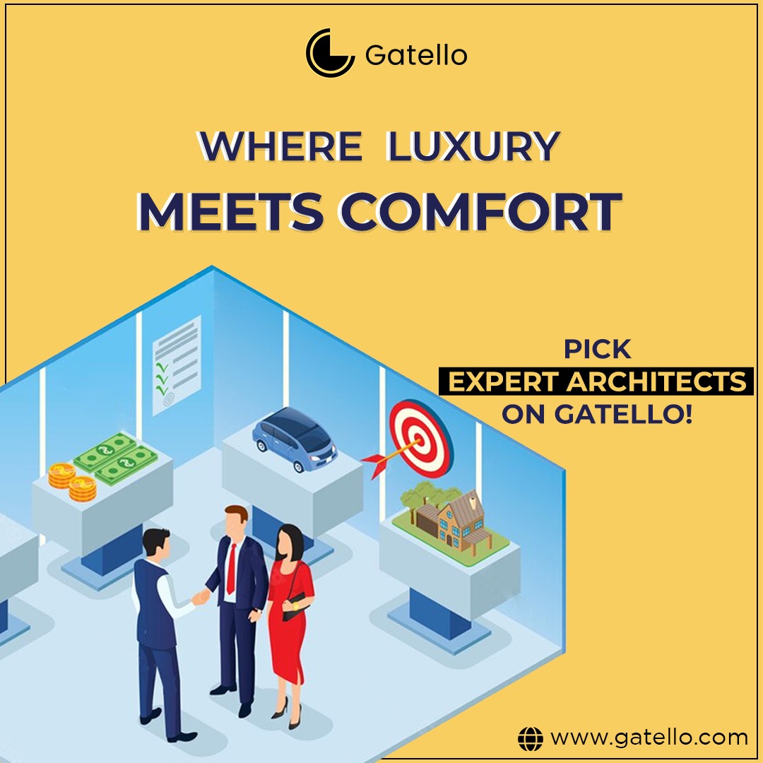 Want extravagant architecture which meets comfort and your lifestyle? Pick top-notch architects from Gatello to make your house alluring and inspiring.

#gatello #architects #visualarchitects #next_top_architects
#architect #residentialarchitects #architecturedesign