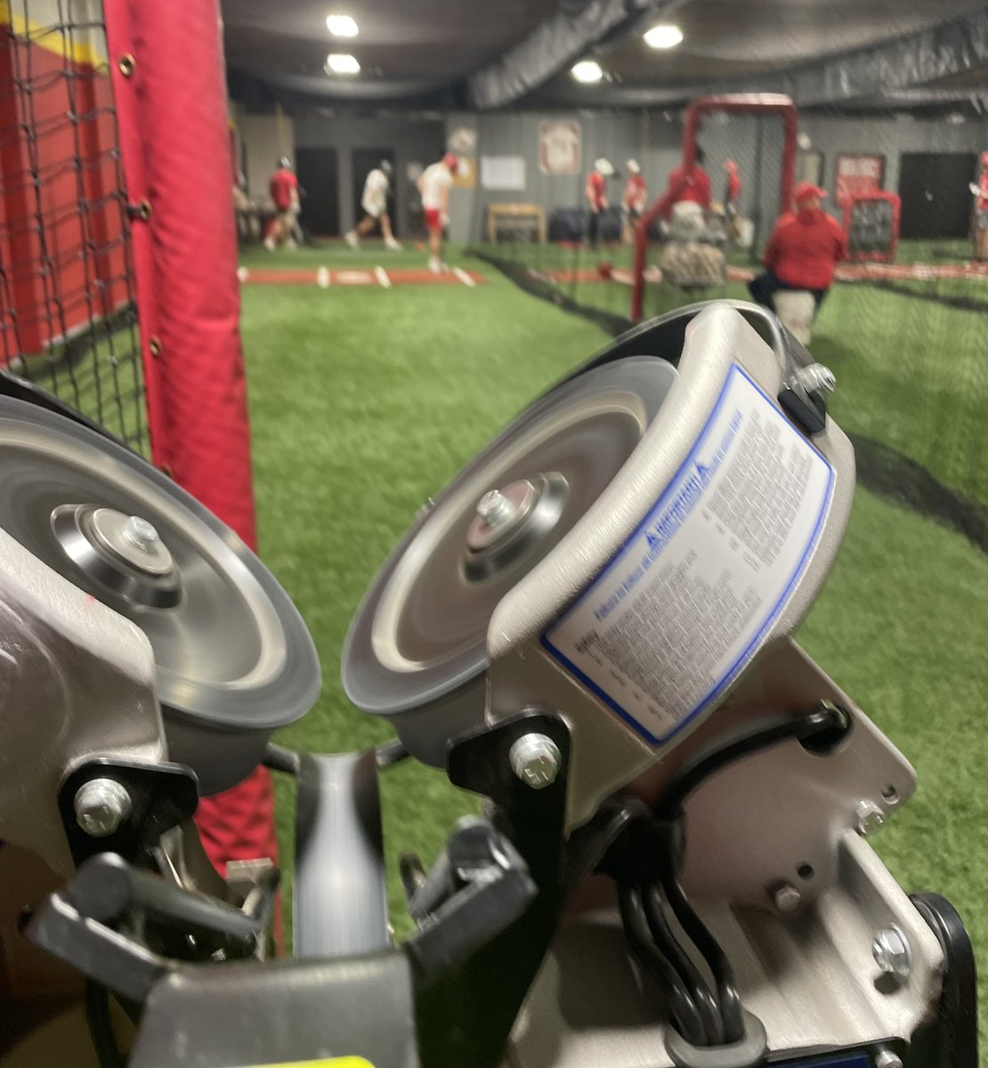 jeff_bsball's tweet photo. Back at it after the holiday break! 👺⚾️ #timetohit https://t.co/JdcCCGTB63