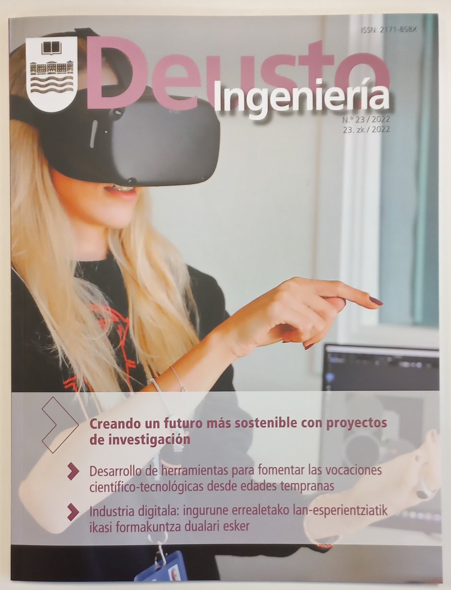 qsdgrnj's tweet photo. 📣 Attention engineers! Check out the 23rd edition of @Deusto's Faculty of Engineering magazine! 📚

💡 Read our article on the impact of the June 2021 electricity tariff change on consumption habits #whyh2020

📖 Find it on pages 52-53 and read now: https://t.co/OIij1y5lwf https://t.co/ffnkaxEGBv