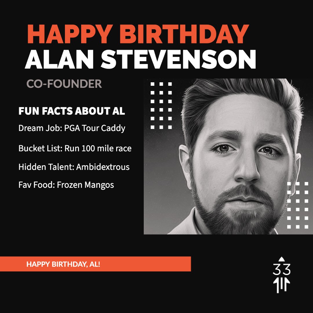 Happy Birthday to our Co-Founder <a href="/alstevensonjr/">Al</a>!