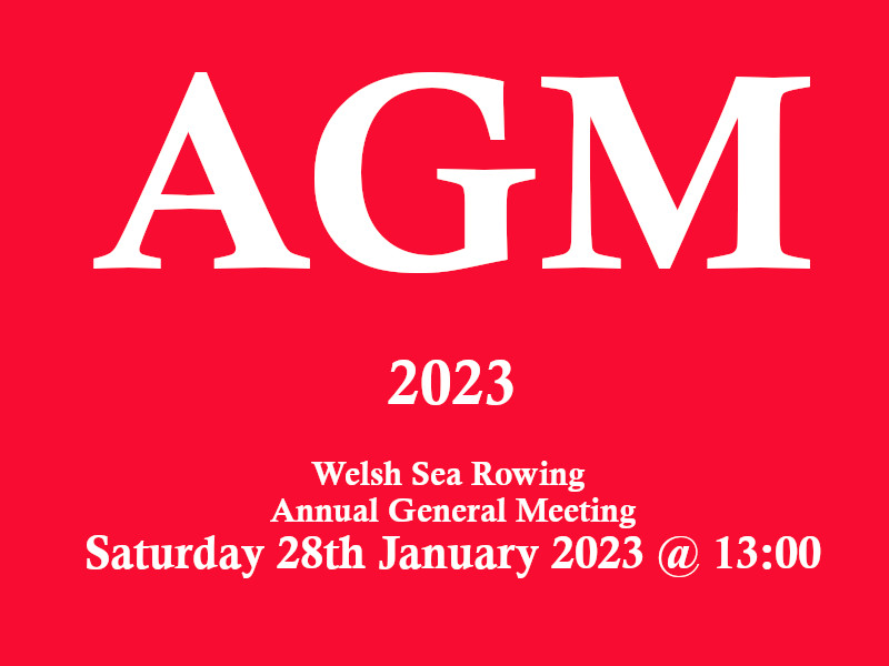 Welsh Sea Rowing AGM 2023 registration is now available.
Please click on the WSR website link for more info. on the AGM and how to register for your personal Zoom link.
searowing.wales/.../register-f…