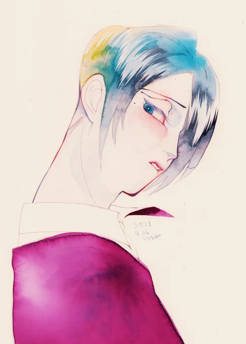 前の絵お気に入りです 