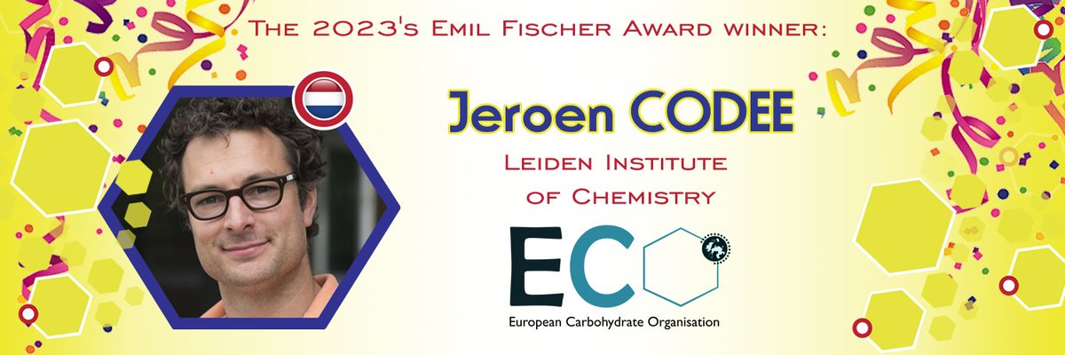Eurocarb21: upgrade your knowledge on chemical glycosylation and oligosaccharide synthesis by attending the cutting-edge conference of Jeroen CODÉE, the 2023 laureate of the prestigious Emil Fischer Award
eurocarb2023.com/the-emil-fisch…