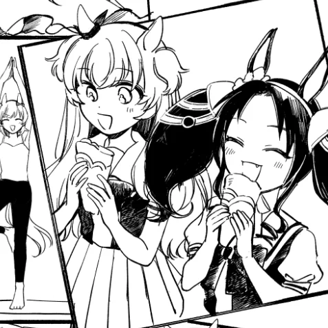 まべちん描くたびにおもうけどこの髪のボリュームどう考えても日常生活に支障きたしてそうでかわいい 