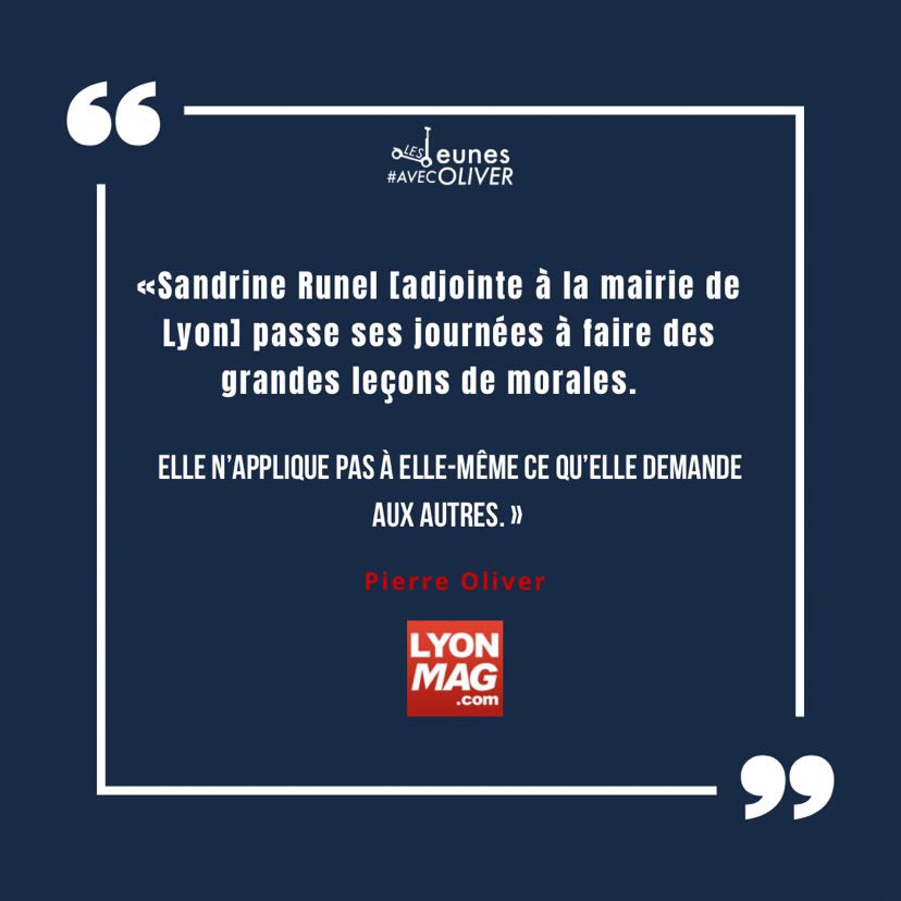 Ce mardi matin, <a href="/poliver69/">Pierre OLIVER</a> était l'invité de <a href="/lyonmag/">Lyon Mag</a> pour parler de l'affaire concernant Sandrine Runel (adjointe à la mairie de Lyon).

#AvecOLIVER #Lyon