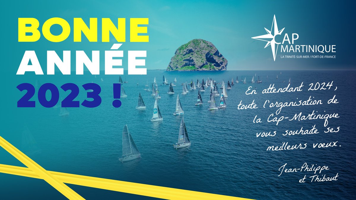 Que les vents vous soient favorables pour 2023 avec de très bons moments à la clef ✨💨
#CapMartinique #HappyNewYear
