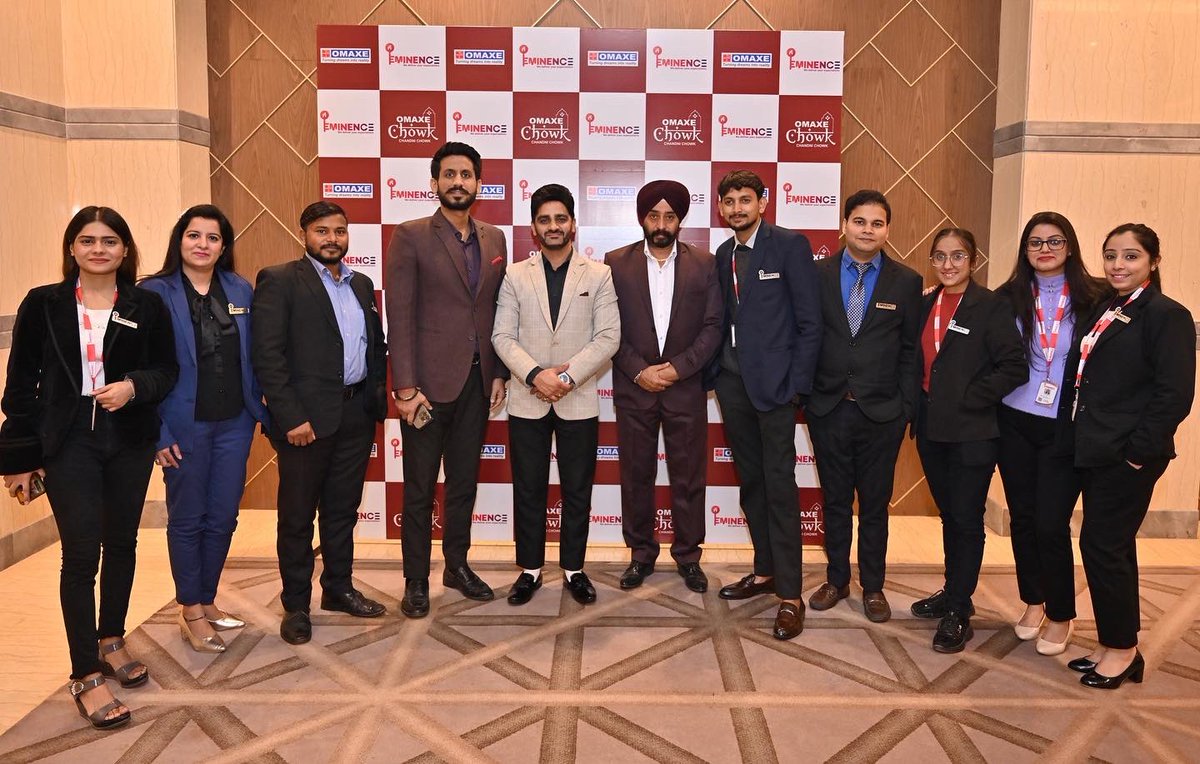 EminenceInfra5's tweet photo. Eminence Infrastructures thank everyone for attending the event and making it a great success. 

All the efforts and hard work have paid off with the grand success of this auspicious event✨

#omaxe #eminenceinfrastructures #events #success #tweet https://t.co/cEPnzRNGLD