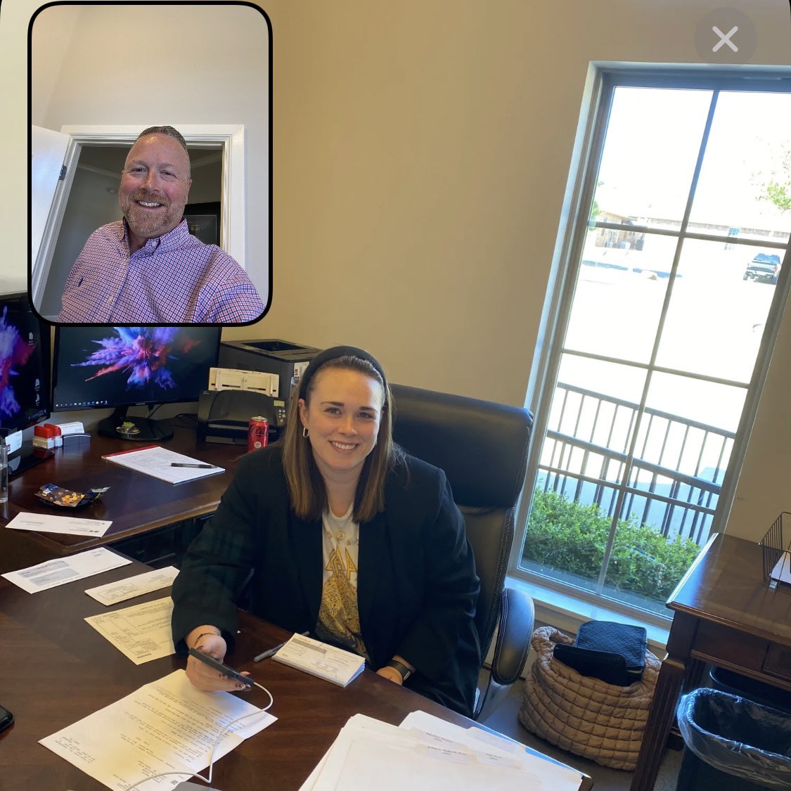 JJtheCPAok's tweet photo. Best part of coming to the office! Seeing my spectacular daughter Chloe!! #cpalife #taxtwitter #taxseason #fatherdaughterteam https://t.co/mf1dhZF62S