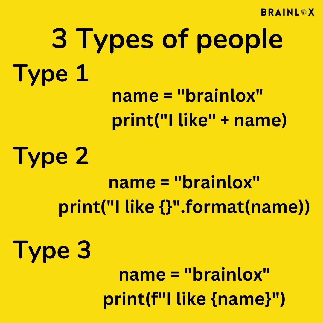 brainlox's tweet image. Types Of People...........
.
.
#codinginforamtion #codinginformation #information #information #informations #informationtechnology #informationtechnologystudents #coding #codinglife #codingdays #codingforkids #codingchallenge #coding #kidscoding #kidscodingcamp #kidscodingclass