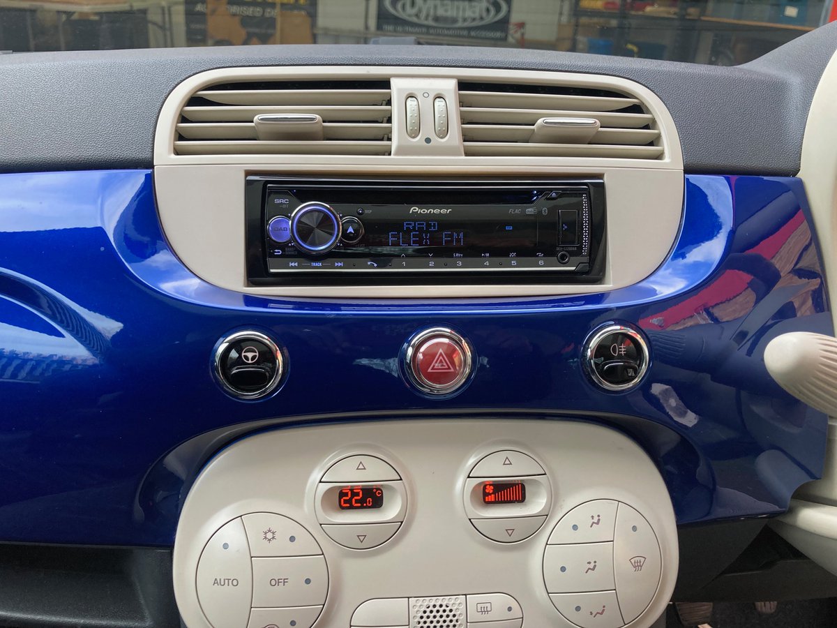 dynamic_audio's tweet photo. Fiat 500 2009 model upgraded with Pioneer DEH-S720DAB stereo using Connects2 fitting accessories. 

@FIAT_UK @Connects2 @PioneerUK https://t.co/Jxz8J5M1GK