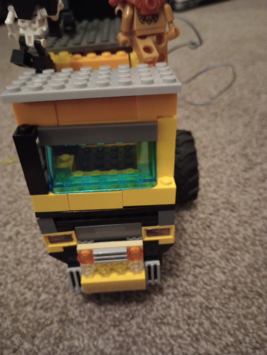 cm_perry_writes's tweet photo. @LEGO_Group #BuildLikeAMaster A Northeast metro train taken over by the bad guys by Gregory age 8. He's used Lego motors from the 80s that were once his Dad's! https://t.co/K0IZk0sSsH