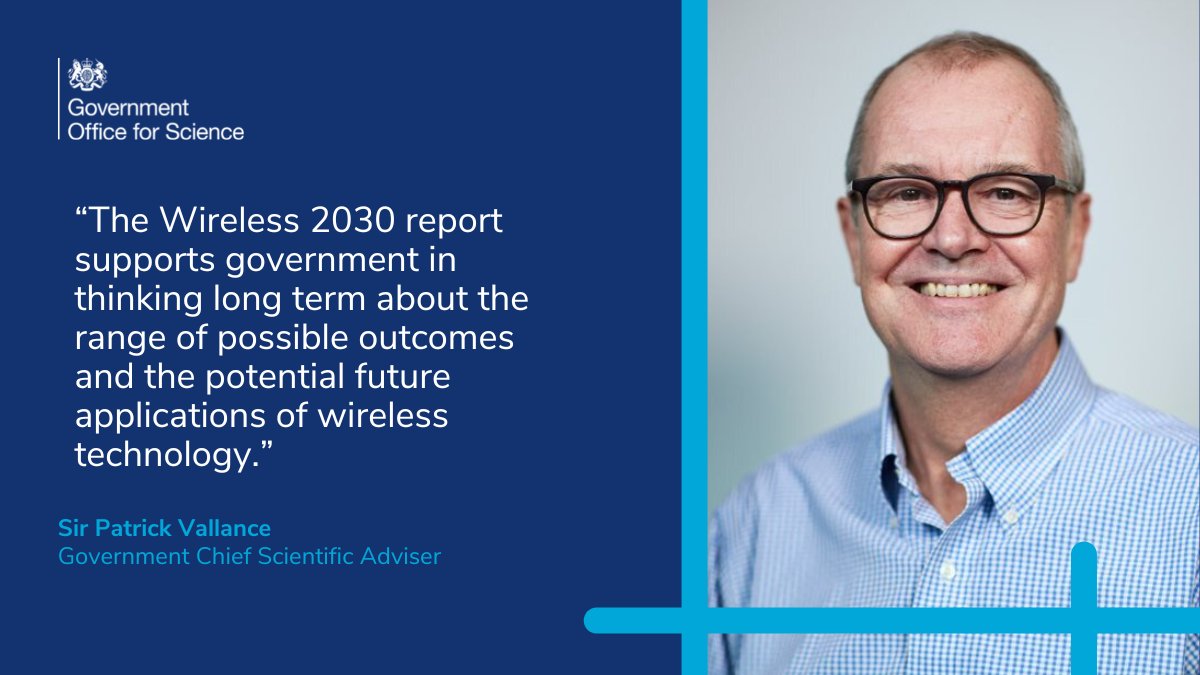 uksciencechief's tweet photo. Today we published the Wireless 2030 report which looks at how public service demand for wireless could change in the future. You can read it here ➡️ https://t.co/irHzqBBgCv https://t.co/nyWdvJF86x