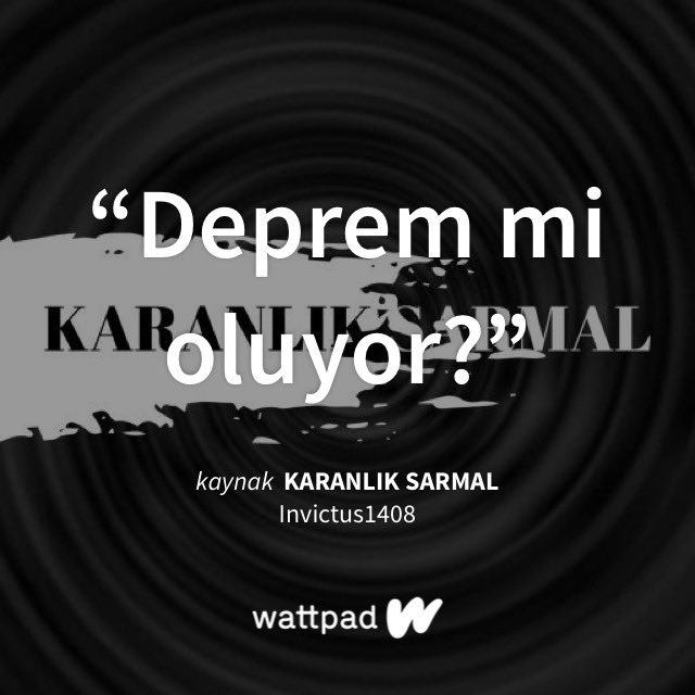 İki kısacık cümle bitirdi bizi
#KaranlıkSarmal