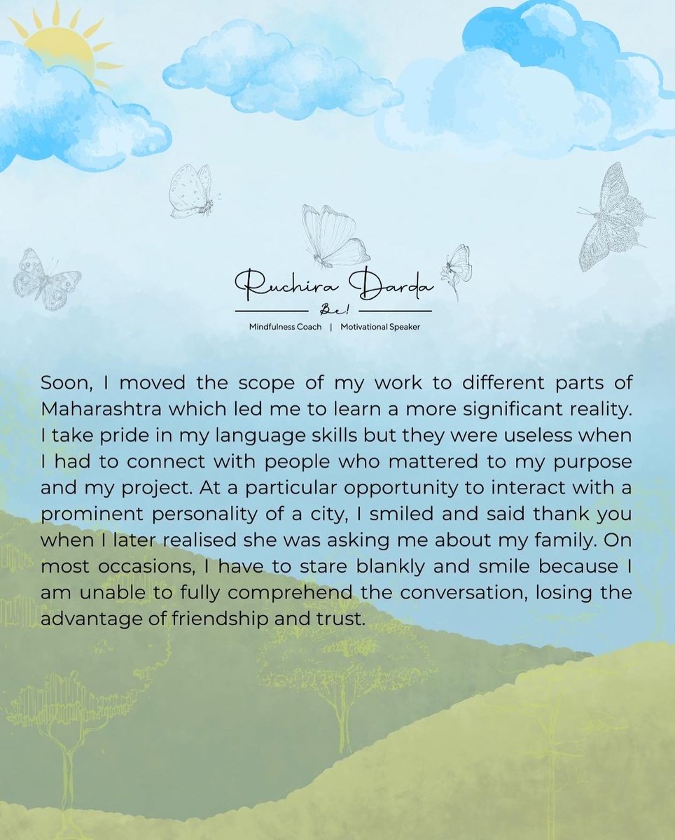 RuchiraDarda's tweet photo. Communication is essential to living a successful life, no matter what your goals and aspirations may be 💫

Being able to effectively express yourself and understand the thoughts and feelings of others is the key to healthy relationships and overall wellbeing. https://t.co/oCQgag1828