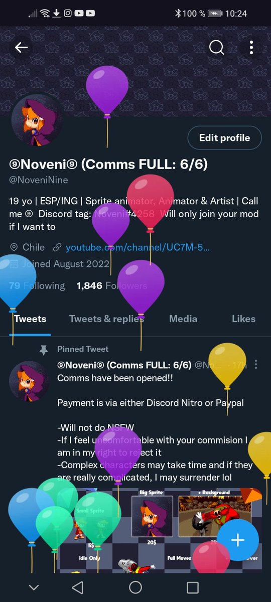NoveniNine's tweet photo. Ballon day!! https://t.co/56iCL0V9KQ