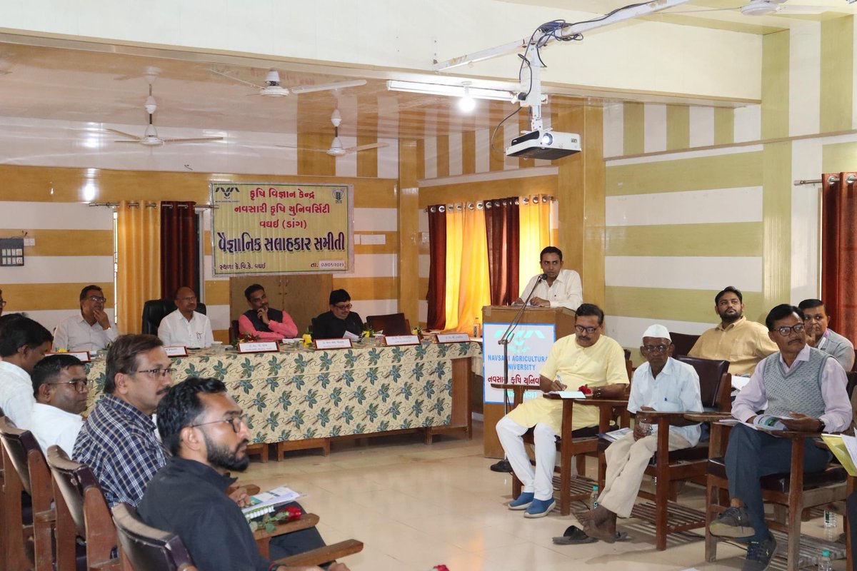 vc_nau's tweet photo. 22nd Scientific Advisory Committee meeting of KVK Waghai was held on January 7, 2023 at Waghai. https://t.co/1t1J0oYDqV