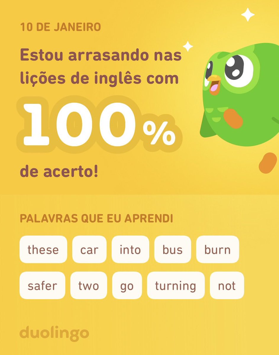 teaandmacarons's tweet photo. Estou aprendendo inglês no Duolingo! É grátis, divertido e eficaz. https://t.co/m2bMBw3X6B