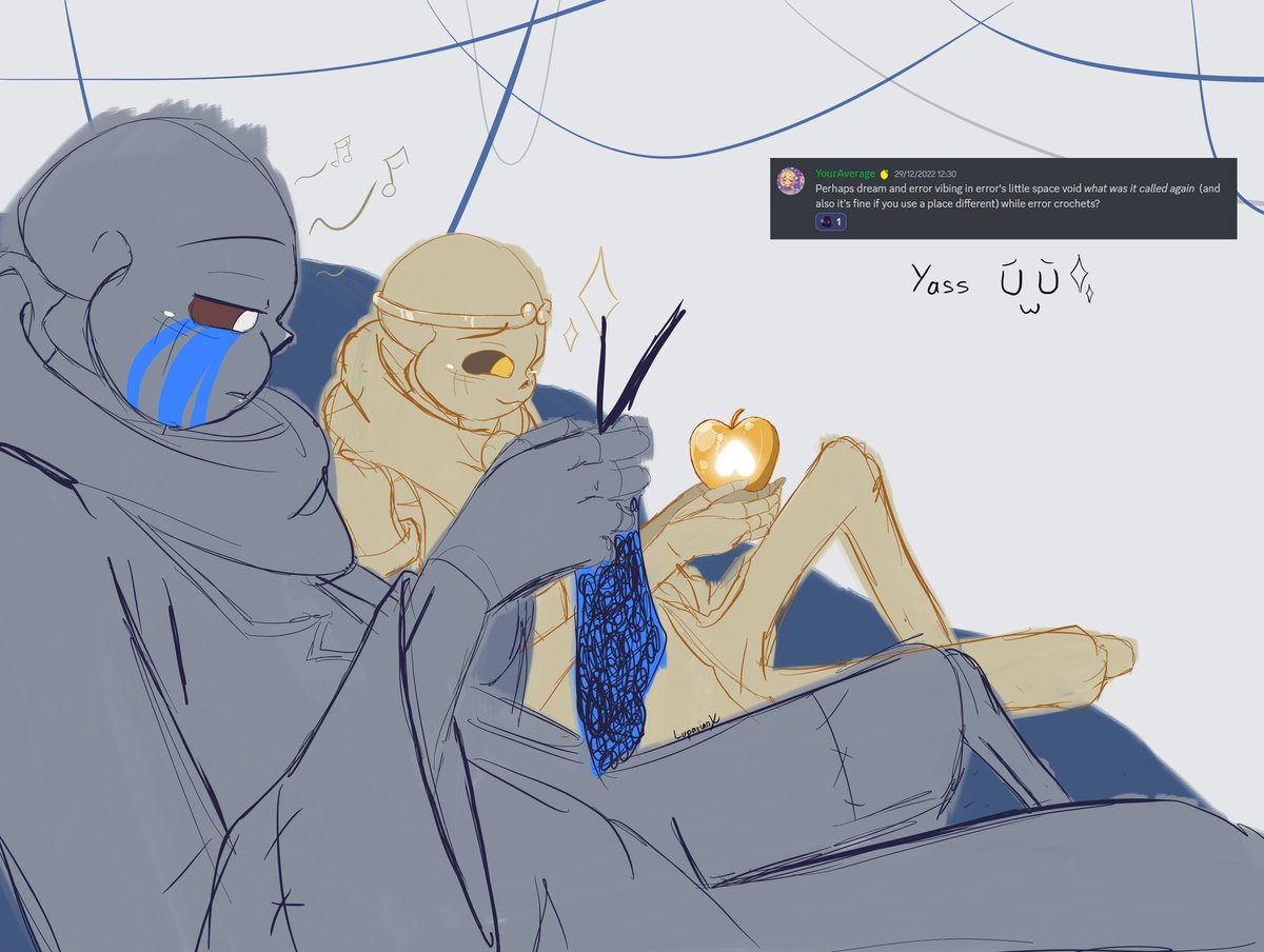 LuparianX's tweet photo. Third request ! 🧶 🌟
#request #error #errorsans #dream #dreamsans #insomnia #Keew https://t.co/g2a8KRCCjl