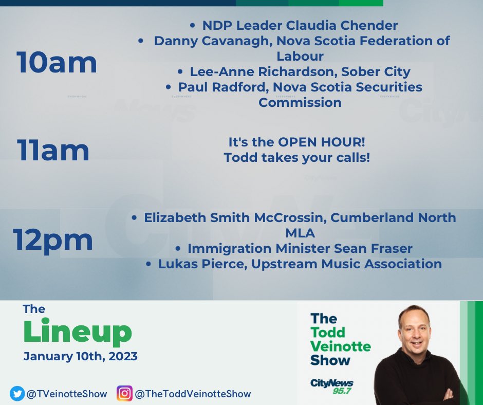 NSToday957's tweet photo. #thetoddveinotteshow https://t.co/K9eZ9cDiCU