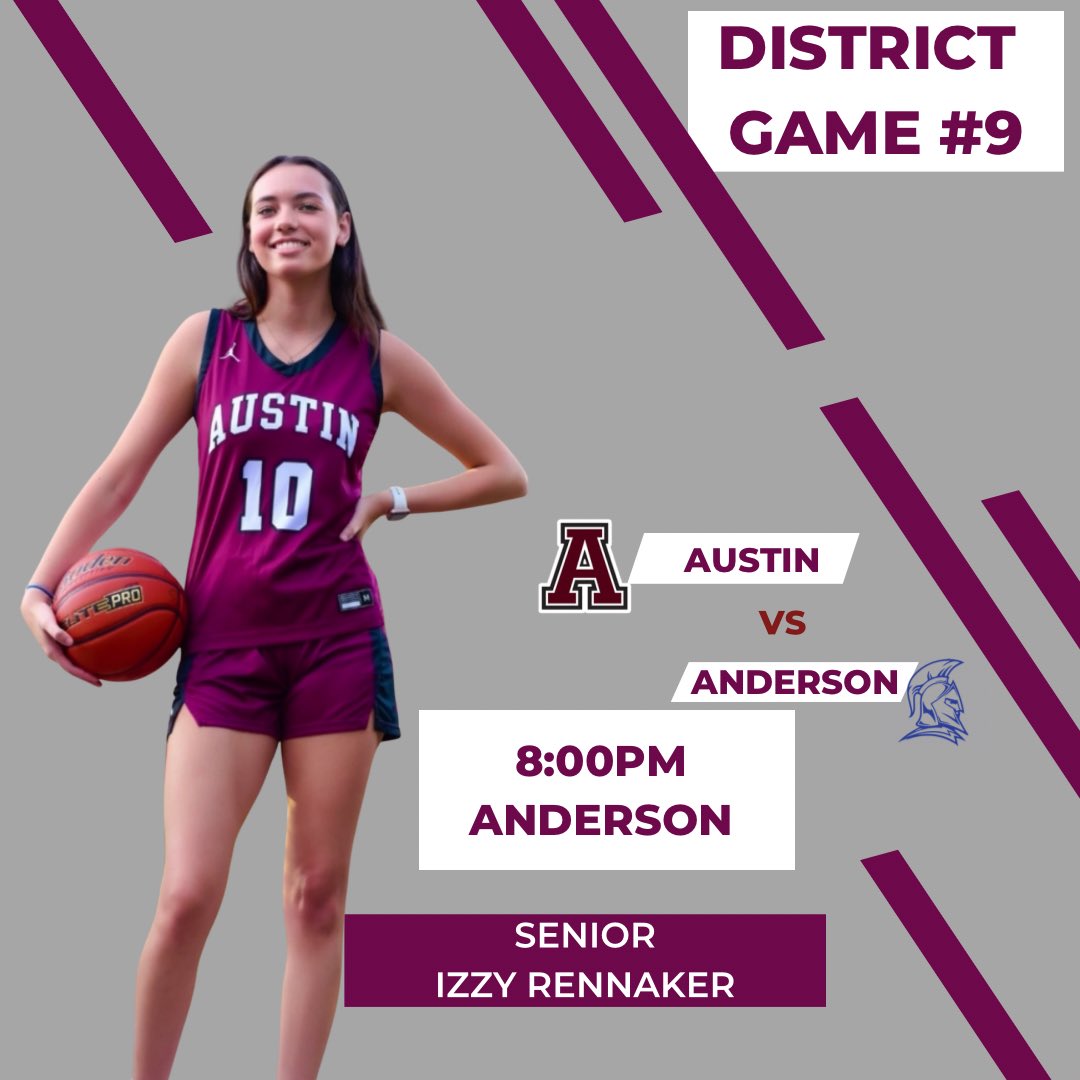 AustinHSGBB's tweet photo. 🚨GAMEDAY🚨
Round 2 of District….LETS GO!
🆚 @AT_Athletics
📍Anderson
Freshman-5:15pm
JV-6:30pm
Varsity-8:00pm
#VCon3
#loyalforever https://t.co/koiS0DniYb