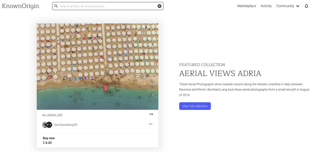 Proud to see <a href="/BernhardLang_09/">Bernhard Lang</a>'s work featured on <a href="/KnownOrigin_io/">KnownOrigin.io</a>'s front page. 👀

You can see the rest of this amazing collection here ⬇️

knownorigin.io/collections/be…