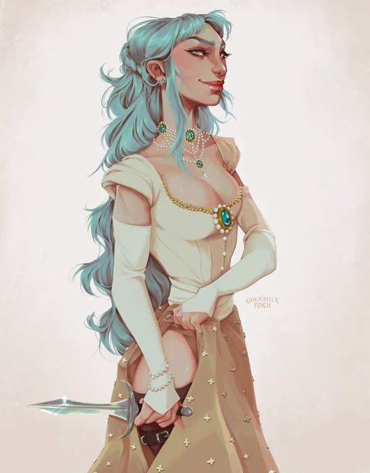 Hey it's #PortfolioDay! I'm a fantasy character artist hoping to get into the book/board game spheres this year   golightlyfinch.com 