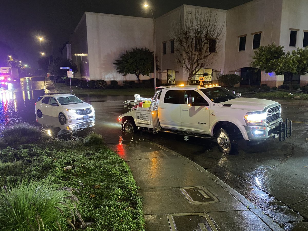 IrwindalePolice's tweet photo. Heavy rains during the overnight hours caused extensive flooding in several areas of the city. With rain expected to continue throughout the day, we ask you to drive carefully throughout the day. https://t.co/zN1dWOWPs6