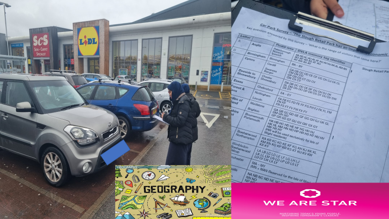 edengirlsslough's tweet photo. Surveying DVLA car postcodes at the Range Retail Park” GCSE pupils are carrying out human geography fieldwork to investigate the local economic sphere of influence. #DVLA #Humanfieldwork #Geography #RangeRetailPark #Slough https://t.co/QO5eS6IKIB