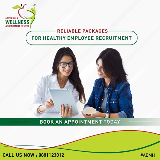 Our customized pre-employment health checkup packages screen your prospective candidates and check their wellness and asses whether the applicant you select is in overall good health. 

Call us now: 9881123012

#ABMH #ABMHWellness #Employment #RecuritmentPackages #HealthPackages