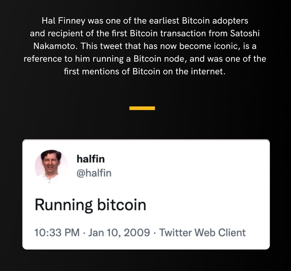 On this day in 2009, <a href="/halfine/">hal.fine</a> started running #Bitcoin
14 years later...billions of people's around the world are mining, staking, holding, and spending trillions of sats every day - #SoundMoney is inevitable