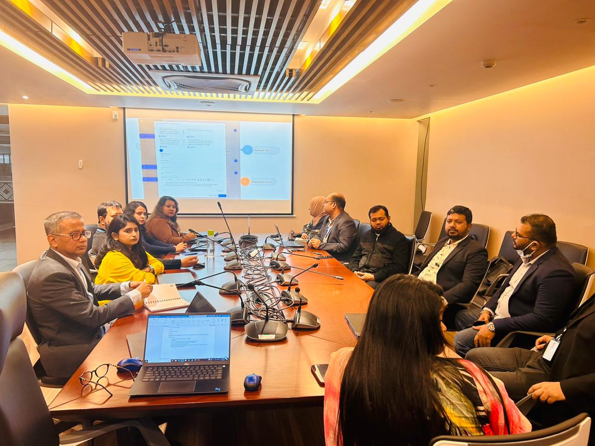 nishita_sanaul's tweet photo. #Workshop on #Futurenation #Technology Platform with SoftBD Ltd. It was focused on Technology Platform feature delivery & implementation with milestones. Futurenation team guided to take #innovative measures leading towards future #possibilities
#UNDP_BD #economicopportunities https://t.co/Alni34dq7R