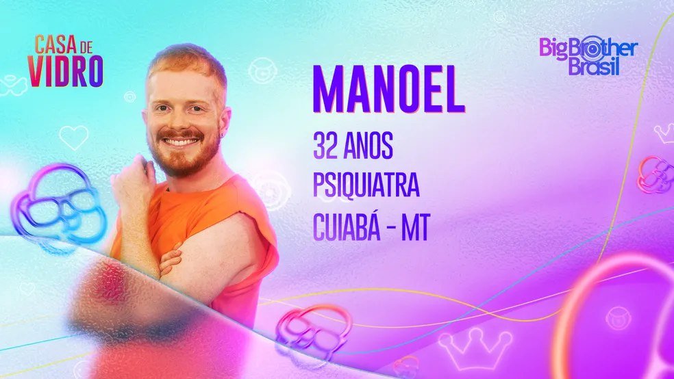 bchartsnet's tweet photo. Manoel, participante da casa de vidro, tem relacionamento aberto com Raphael e não descarta a possibilidade de viver um romance no #BBB23. https://t.co/9LenwpoxUF