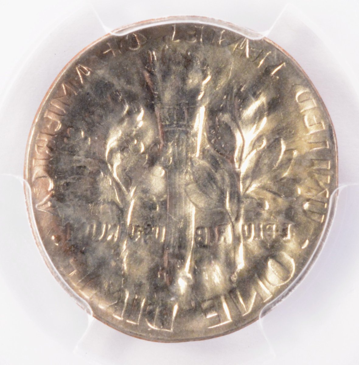 sullivancoins's tweet image. PCGS 10c Clad Roosevelt Dime Broadstruck and Full Brockage Obverse MS66

Broadstruck and with a full reverse brockage on the coin&apos;s obverse. A dramatic and eye-catching coin.

MS66 lustrous. 

Price $400
sullivannumismatics.com/coin/pcgs-10c-…
#rooseveltdime #errorcoin #minterror #coincollecting