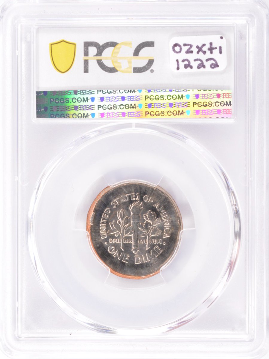 sullivancoins's tweet image. PCGS 10c Clad Roosevelt Dime Broadstruck and Full Brockage Obverse MS66

Broadstruck and with a full reverse brockage on the coin&apos;s obverse. A dramatic and eye-catching coin.

MS66 lustrous. 

Price $400
sullivannumismatics.com/coin/pcgs-10c-…
#rooseveltdime #errorcoin #minterror #coincollecting