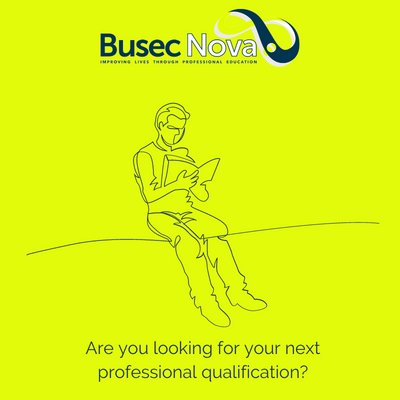 Looking for your next professional qualification? At Busec Nova we offer #professionalqualifications at all levels, with bespoke solutions designed just for you. 

Drop us an email to find more about your next #qualification