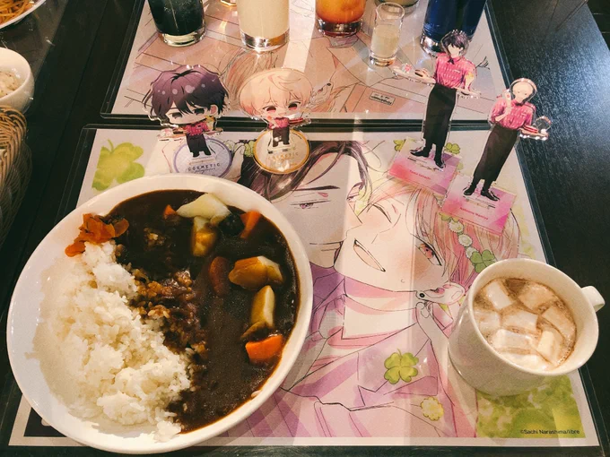 閉店後のコラボカフェにお邪魔してきましたリブレの方々とコスラバの話しながらごはんをいただいてすっごく楽しかった…!です!いくつかサインなども書かせていただきました自作をこんなふうに素敵にしてもらって…とただただありがたい空間でした…期間中にまた行きます 