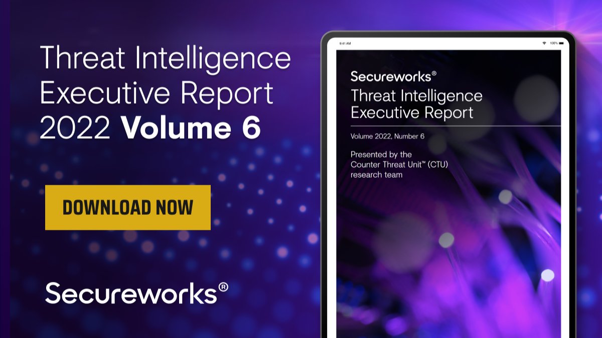 khan5031's tweet photo. 🛑 Stop! Have you read the most recent Secureworks Threat Intelligence Executive Report?
Dive into the research that analyzes notable developments in the threat landscape and more.
#Cybersecurity #ThreatActor #IworkforSecureworks https://t.co/OpfoYoPYM8 https://t.co/9Jqsv88DkT