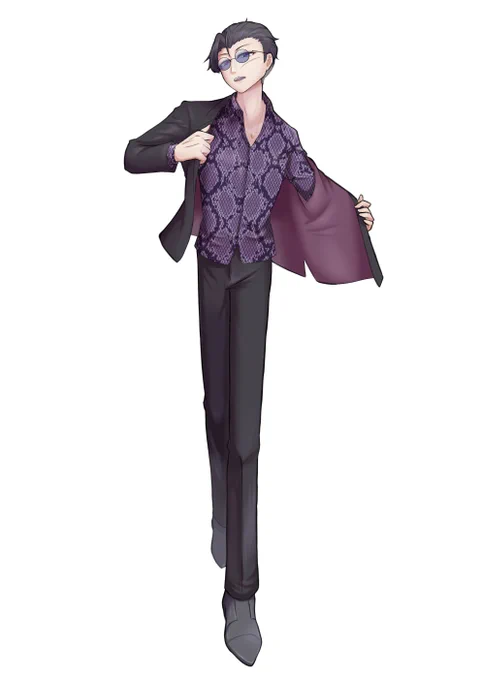 明日ディスプレイ作るけどあくちの立ち絵でーきた!寝よ! 