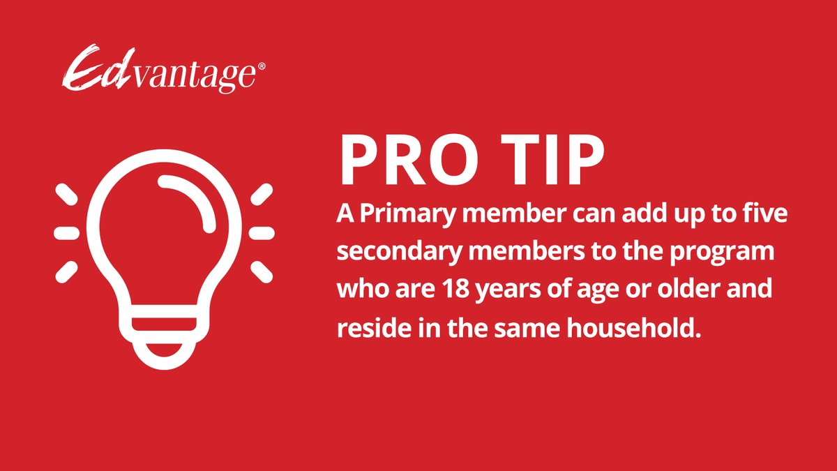 OECTAStClair's tweet photo. Don’t miss out on discounts from Edvantage for you and your family! While you are the primary
member of the Edvantage account, your immediate family can join as secondary members.
Learn more: https://t.co/PGo4cBOs9K #OTIPUpdate #Edvantage #ExclusiveSavingsProgram https://t.co/Pob0gj0vvW